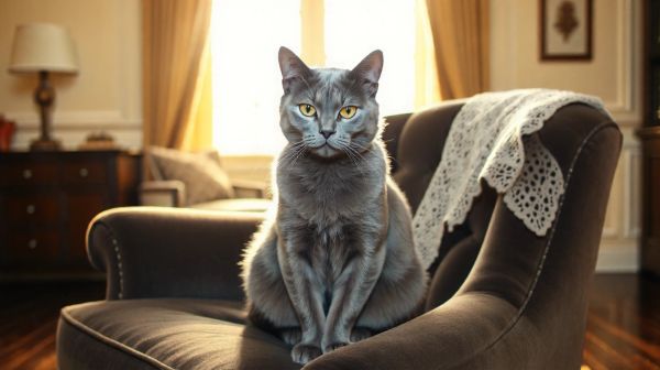 Les avantages de choisir un chat bleu russe affectueux et chic
